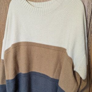 Oversized Block Sweater